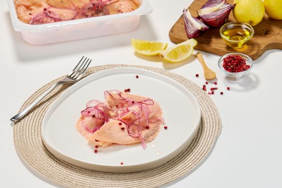 Salmone al carpaccio